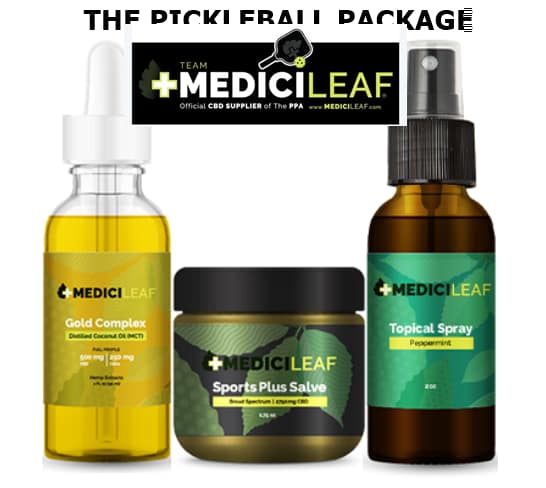medicileaf cbd the pickleball package