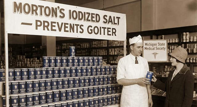 mortons iodized salt